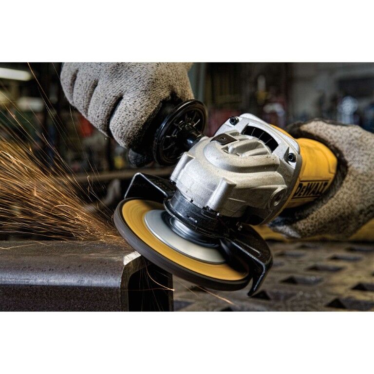 DEWALT Small One-Touch Guard Corded Angle Grinder, 4 1/2-In