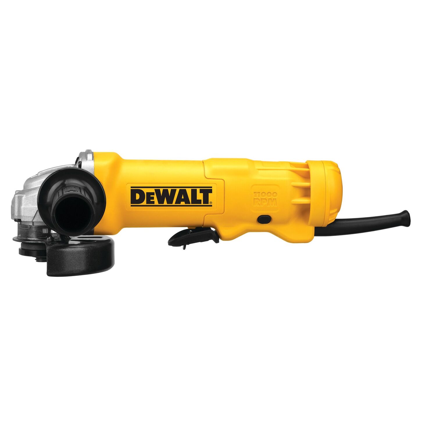 DEWALT Small One-Touch Guard Corded Angle Grinder, 4 1/2-In