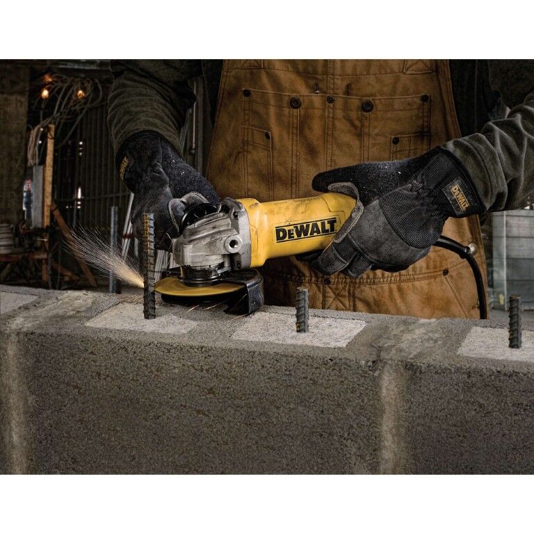 DEWALT Small One-Touch Guard Corded Angle Grinder, 4 1/2-In