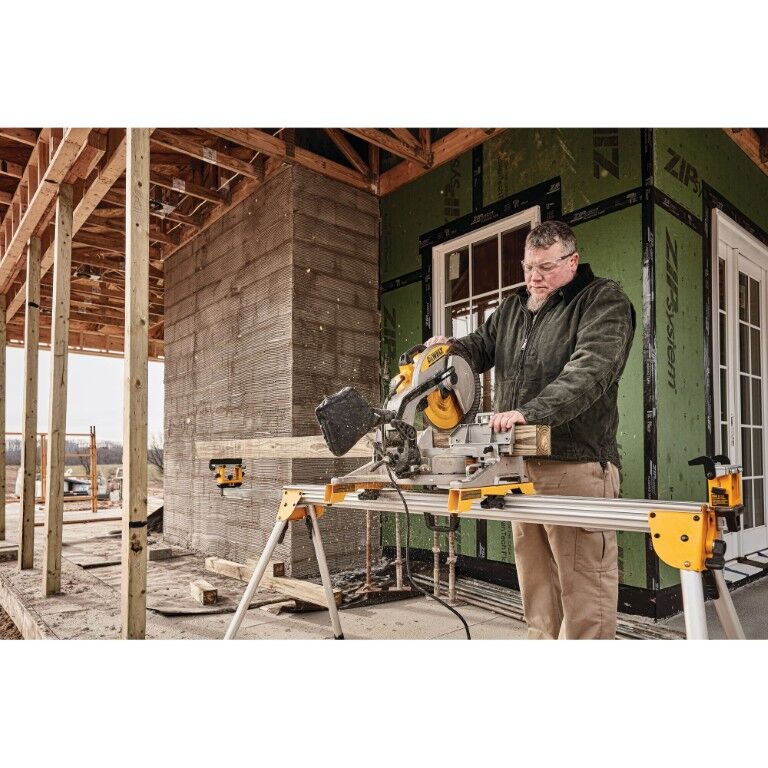 DEWALT Single-Bevel Compound Corded Miter Saw, 12-In