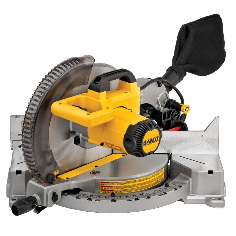 DEWALT Single-Bevel Compound Corded Miter Saw, 12-In