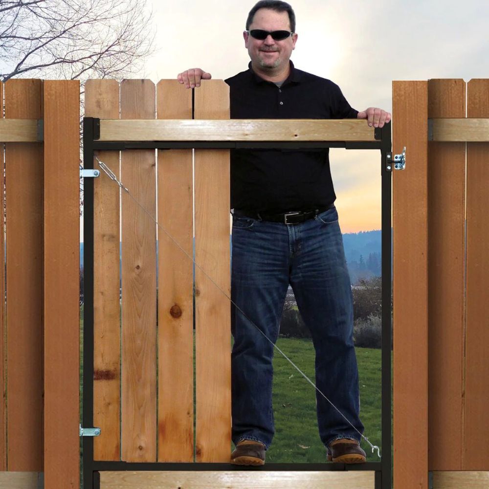 Adjust-A-Gate Original Medium Width Full-Frame Gate Kit, 36-72-In