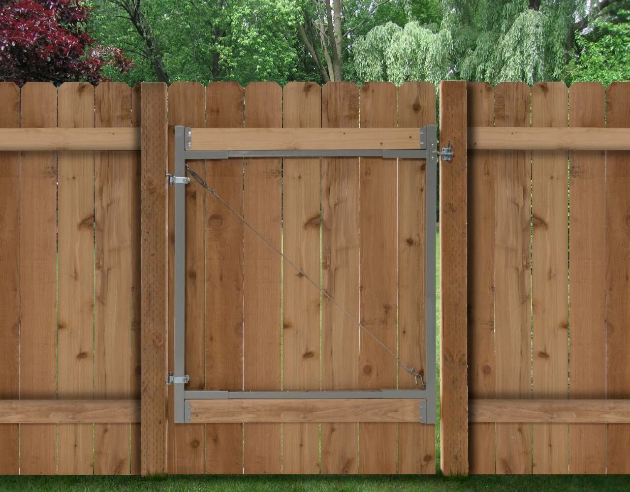 Adjust-A-Gate Original Medium Width Full-Frame Gate Kit, 36-72-In