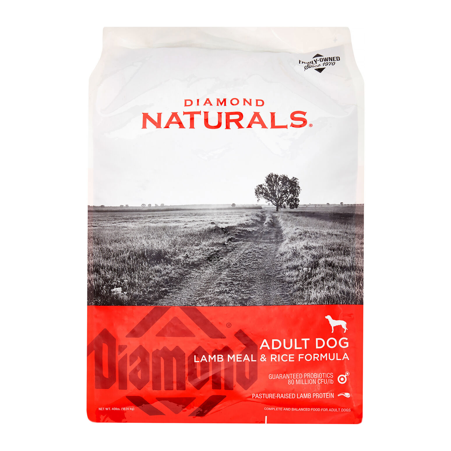 Diamond Naturals Lamb Rice Adult Dry Dog Food, 40-Lb Bag