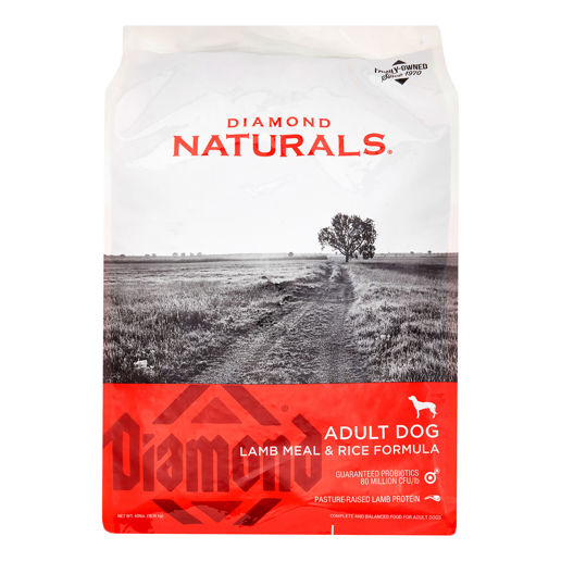 Diamond Naturals Lamb Rice Adult Dry Dog Food, 40-Lb Bag Food