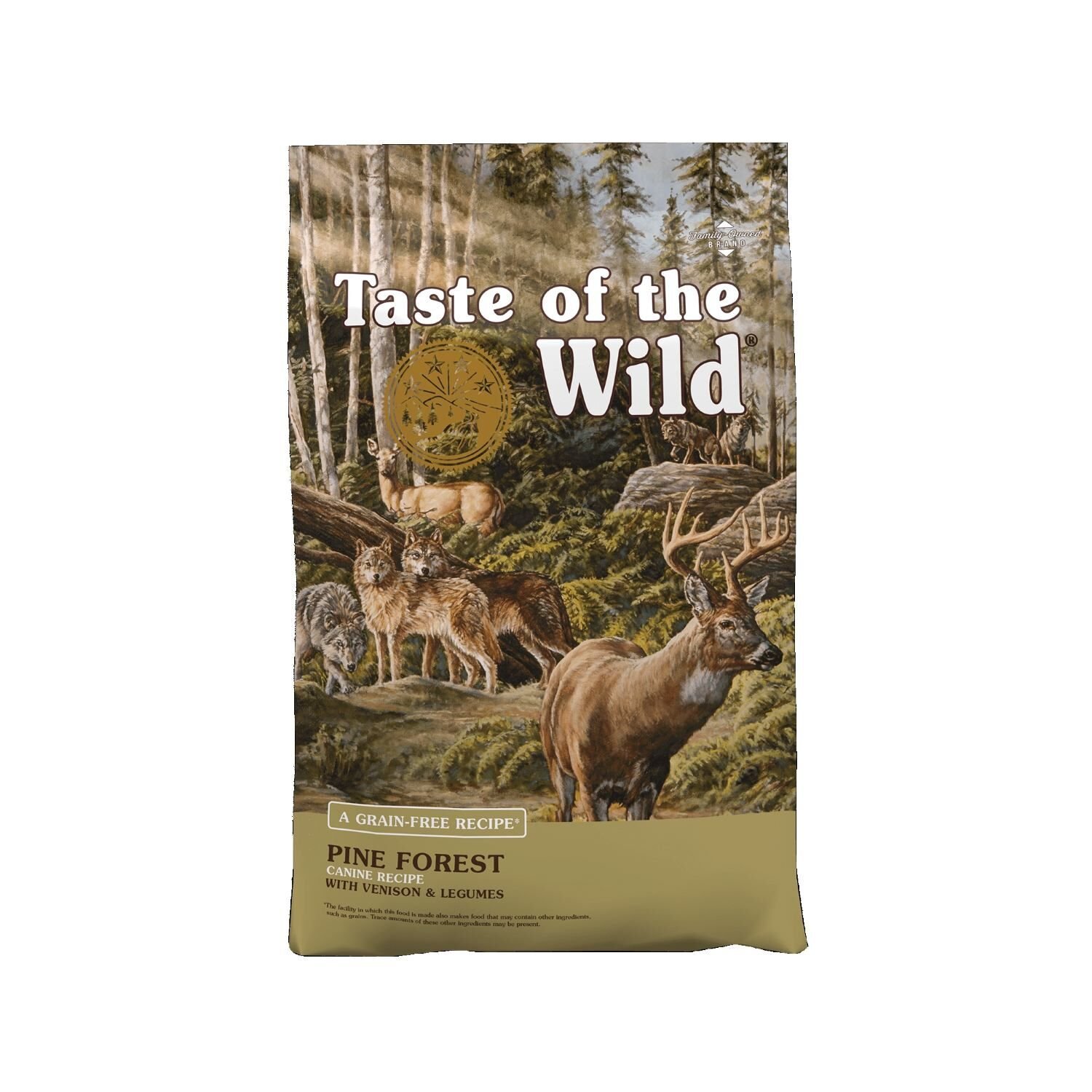 Taste of the Wild Pine Forest Canine Recipe with Venison & Legumes Dog Food, 28-Lb