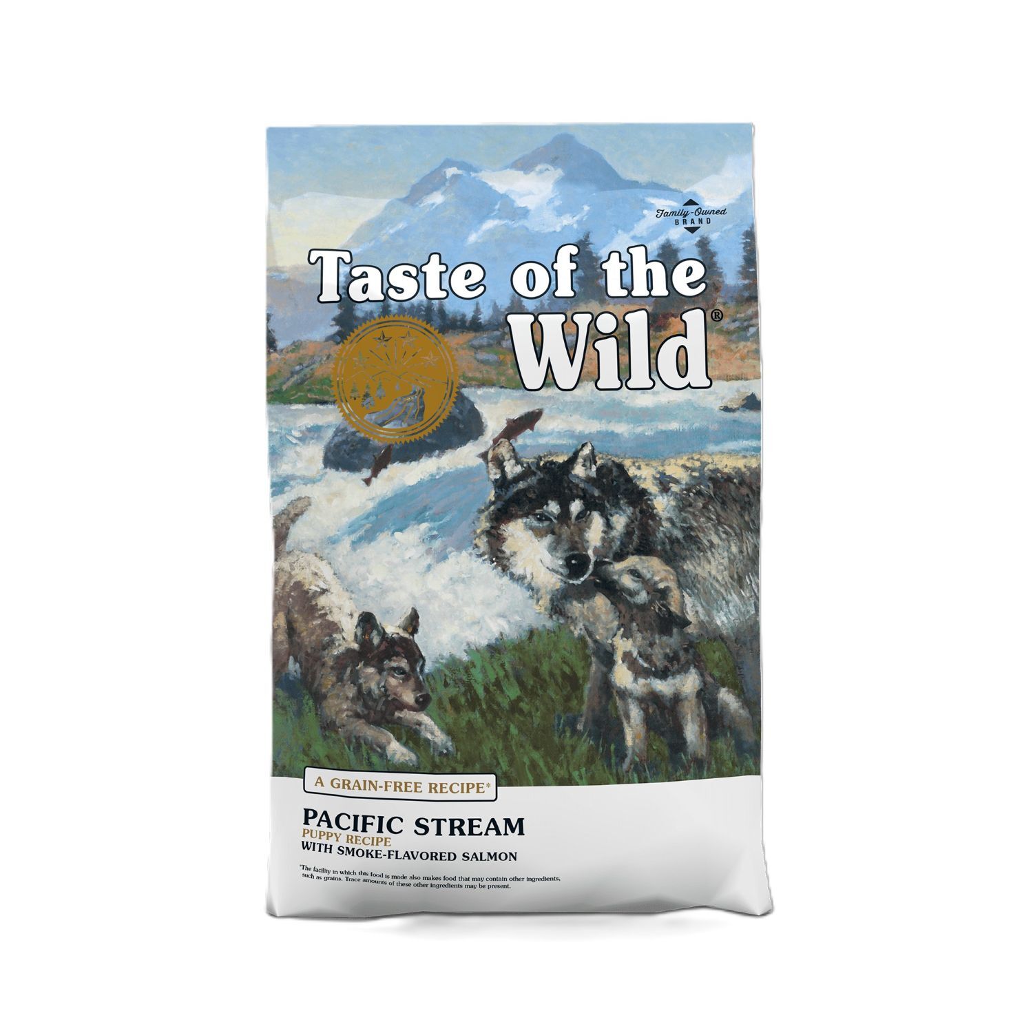 Taste of the Wild Pacific Stream Puppy Recipe with Smoke-Flavored Salmon Dog Food, 14-Lb