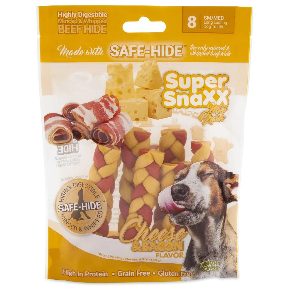Super Snaxx Cheese & Bacon Mini Braids