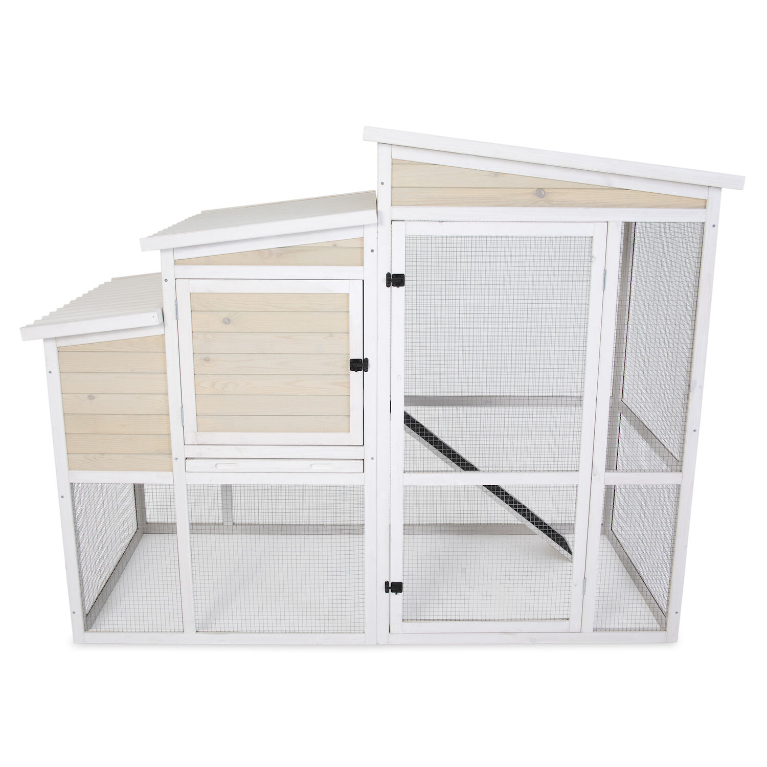 Hen Ranch Chicken Coop in White