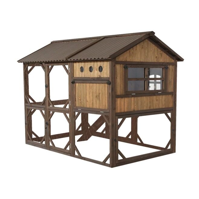 Kiesau Brown 6-9 Chicken Coop