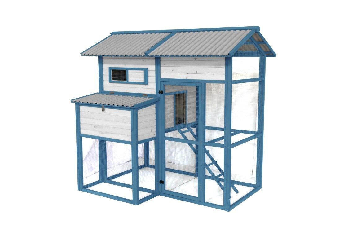 Kiesau Estate Large Chicken Coop, 8-12 Chickens