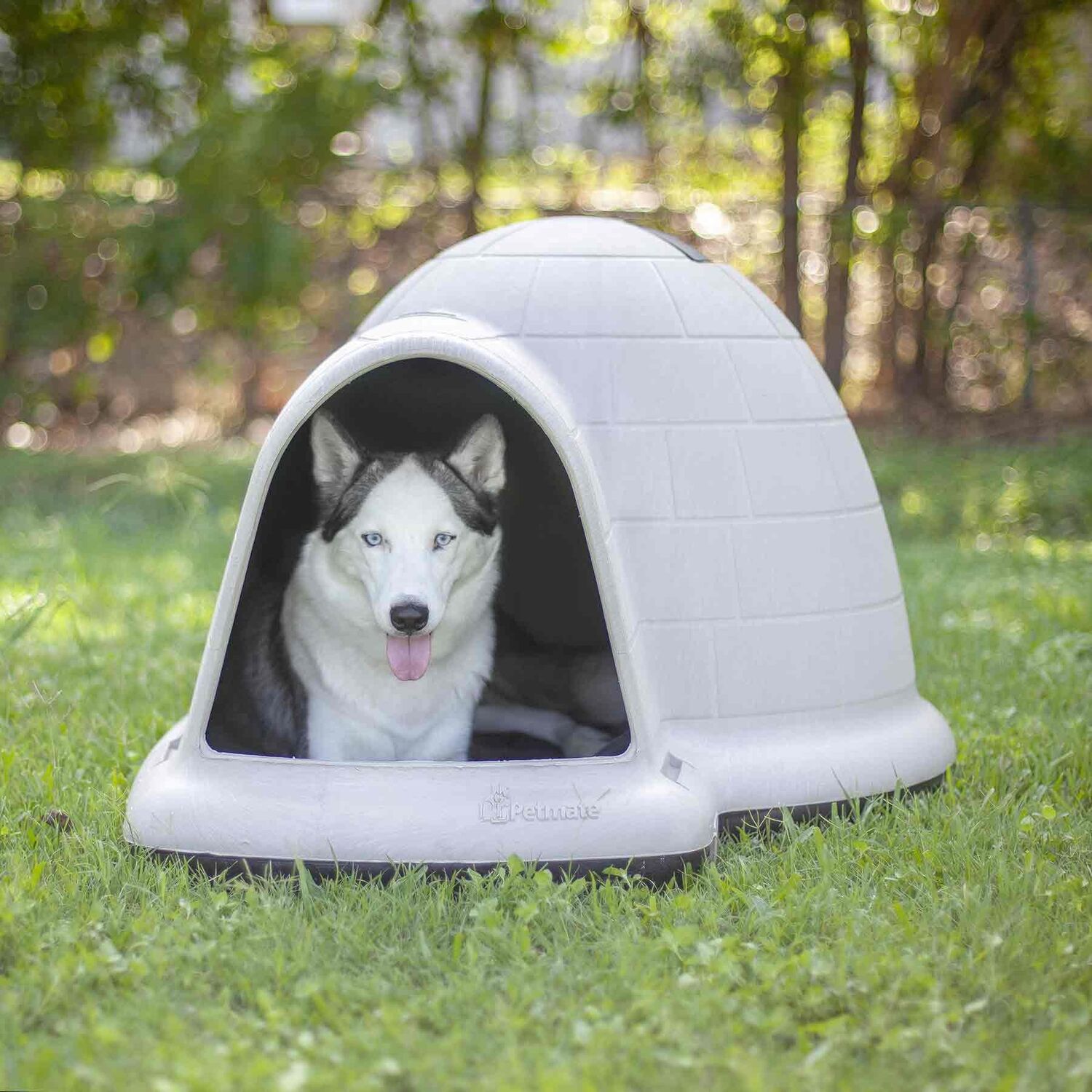 Petmate X-Large Taupe Indigo Dog House