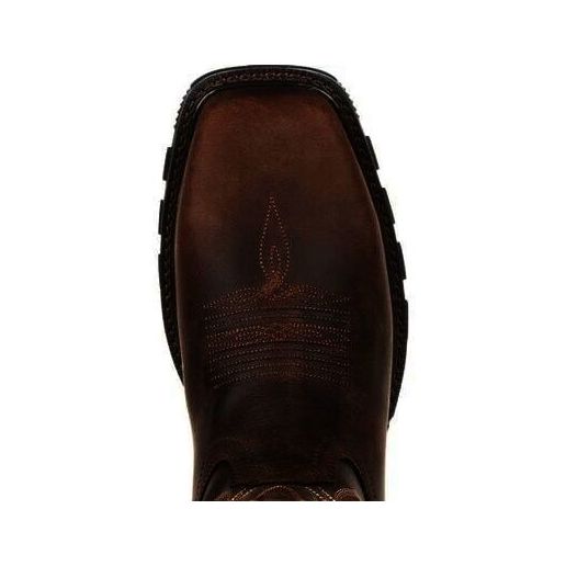 Durango Men's Maverick XP Steel Toe Waterproof Western Work Boot in Burly Brown