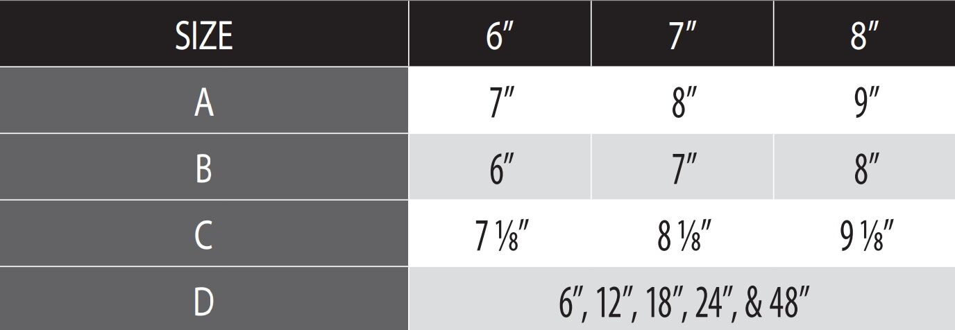 DuraVent DVL Double-Wall Black Pipe, 6-In x 24-In