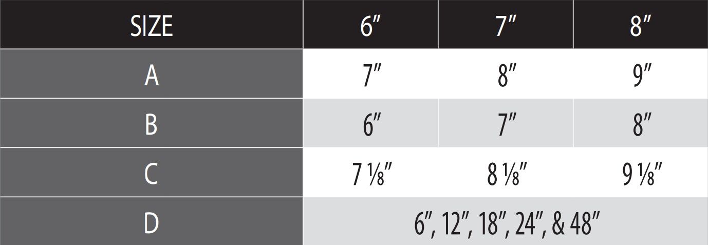 DuraVent DVL Double-Wall Black Pipe, 6-In x 48-In