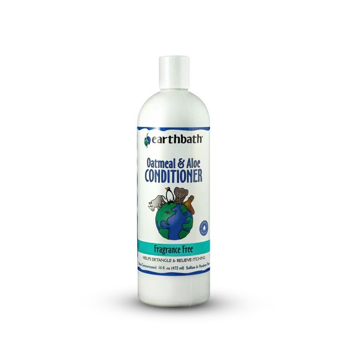 Earthbath Fragrance Free Oatmeal & Aloe Sensitive Pet Conditioner, 16-Oz