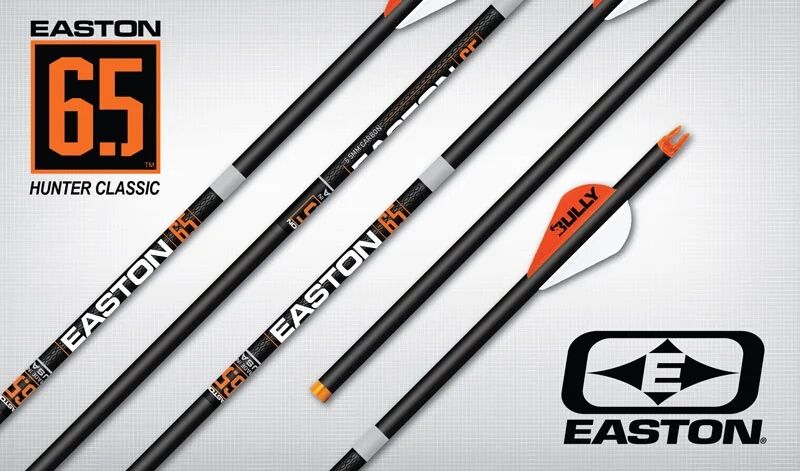 Easton Archery 6.5mm Hunter Classic 300 Arrow, 32-In, 6-Pk