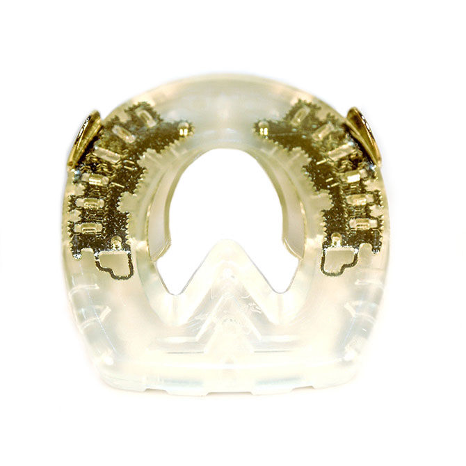 EasyCare EasyShoe Versa Grip Gold Front Horse Shoe, Size 126, 2-Pk