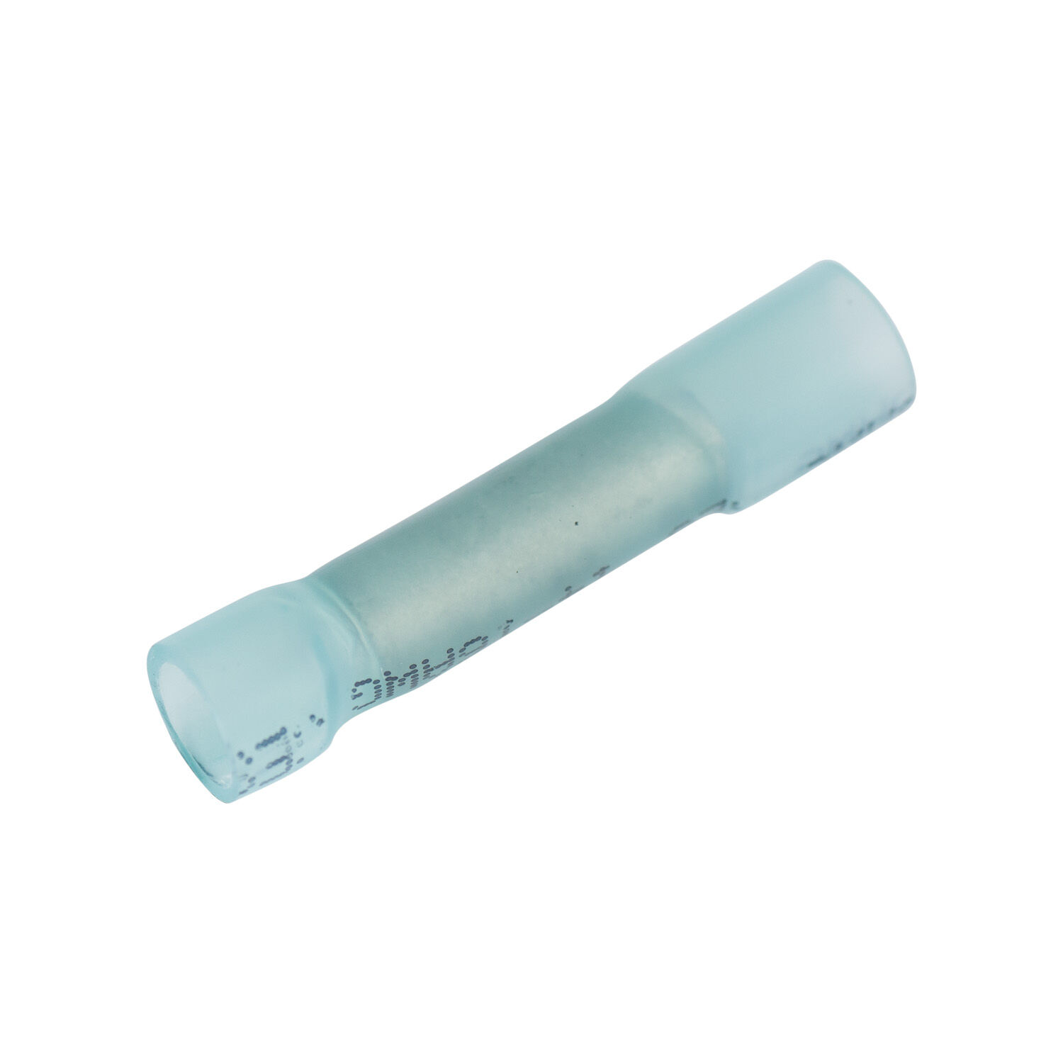 Gardner Bender Transparent Blue Waterproof Crimp/Heat Shrink Butt Splice, 16-14 Gauge, 25-Pk