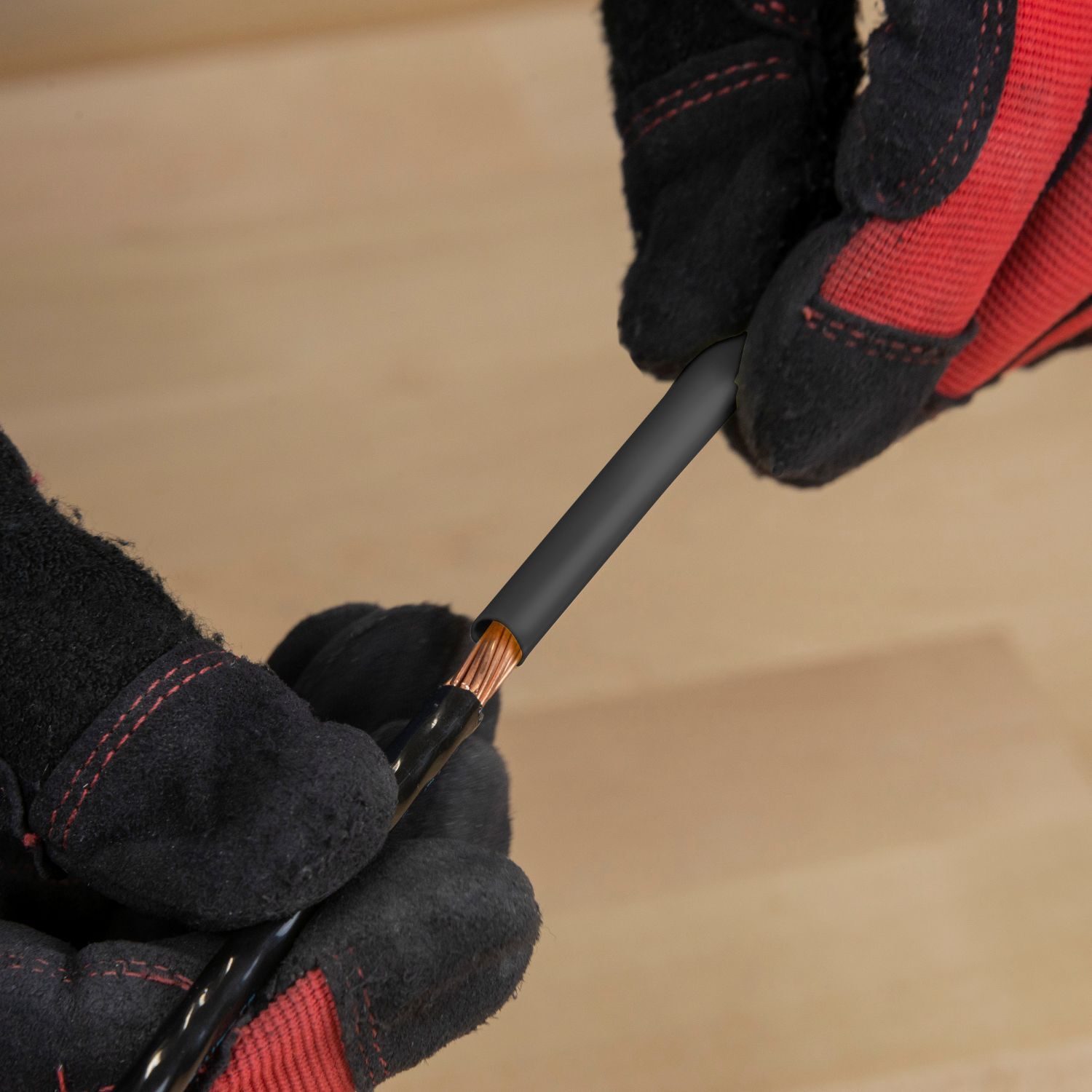 Gardner Bender Black Polyolefin Heat Shrink Tubing, 3/32-In, 8-Pk