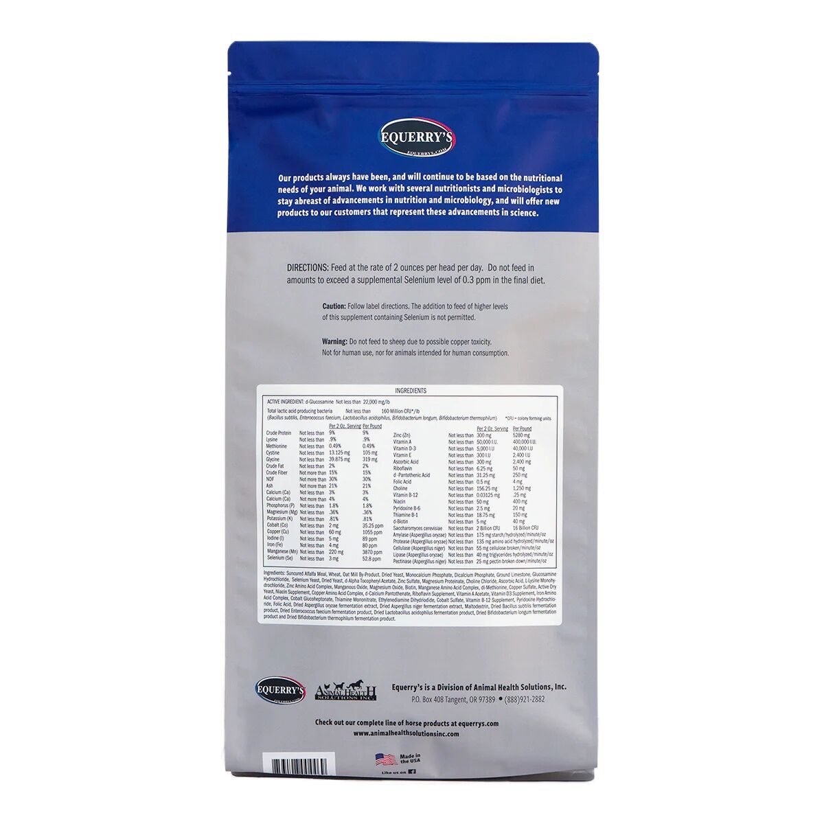 Equerry's Glucosamine Pellet Equine Supplement, 20-Lb