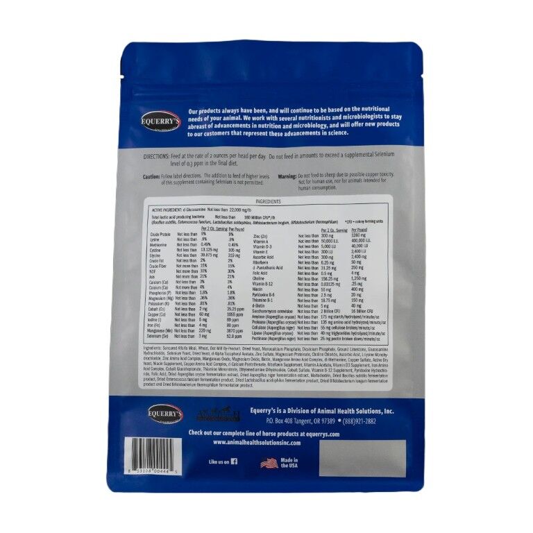 Equerry's Glucosamine Pellet Equine Supplement, 5-Lb