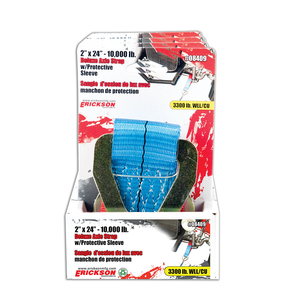 2″ X 24″ - 10,000 Lb. Deluxe Axle Strap With Protective Sleeve