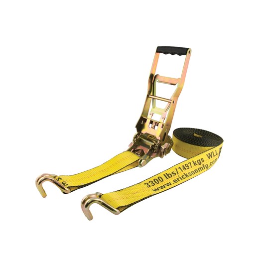 2″ X 40′ - 10,000 Lb. Bale Boss® With Multiplier Ratchet And Double J-Hooks