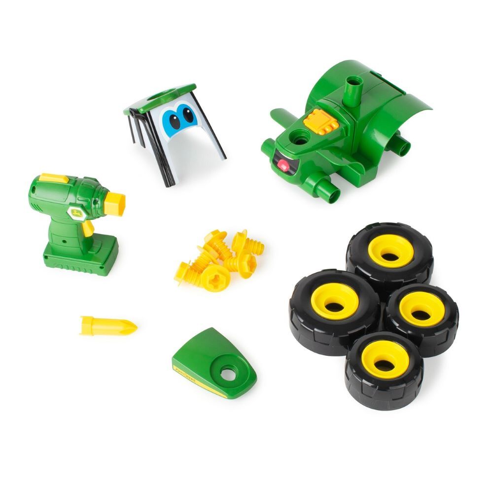 Tomy John Deere Build-A-Buddy Johnny Tractor Toy