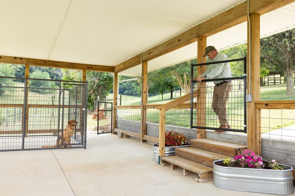 Behlen Country Gray Frontier Gate, 10-Ft x 50-In