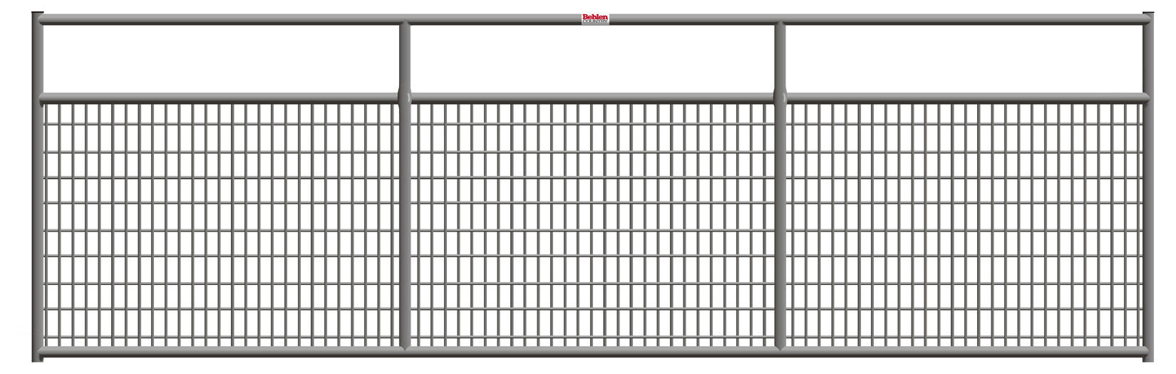 Behlen Country Gray Frontier Gate, 14-Ft x 50-In