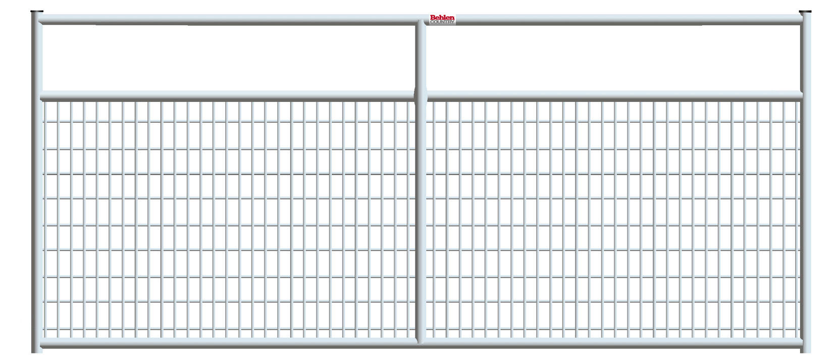 Behlen Country Galvanized Frontier Gate, 10-Ft x 50-In