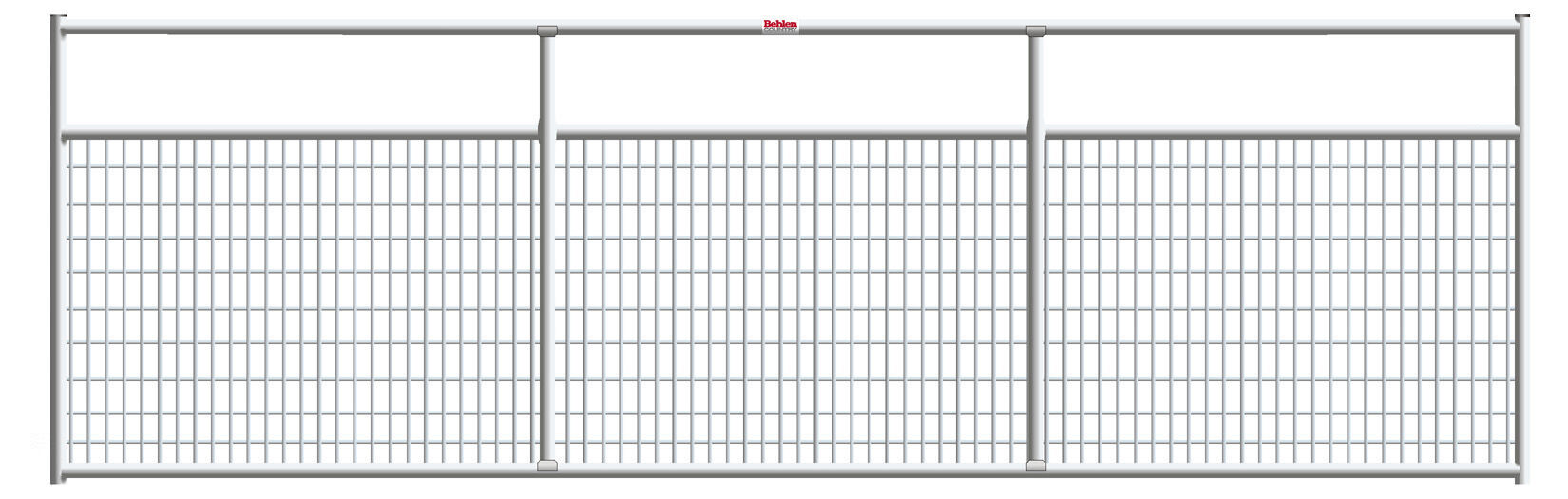 Behlen Country Galvanized Frontier Gate, 16-Ft x 50-In