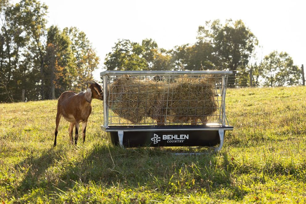 Behlen Country Black Foreman Pro All-In-One Feed Station, 5-Ft