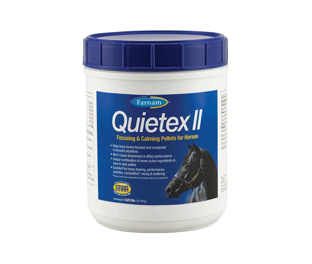Farnam Quietex II Pellets Focusing And Calming Pellets, 1.625-Lb