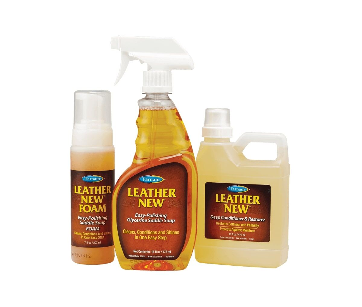 Farnam Leather New Self-Polishing Glycerine Saddle Soap, 32-Oz