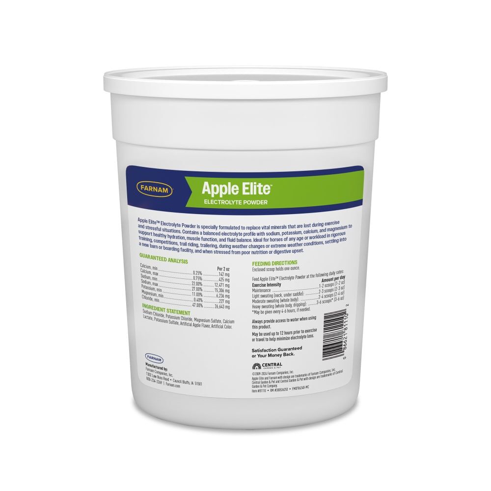 Farnam Apple Elite Electrolyte Powder, 5-Lb