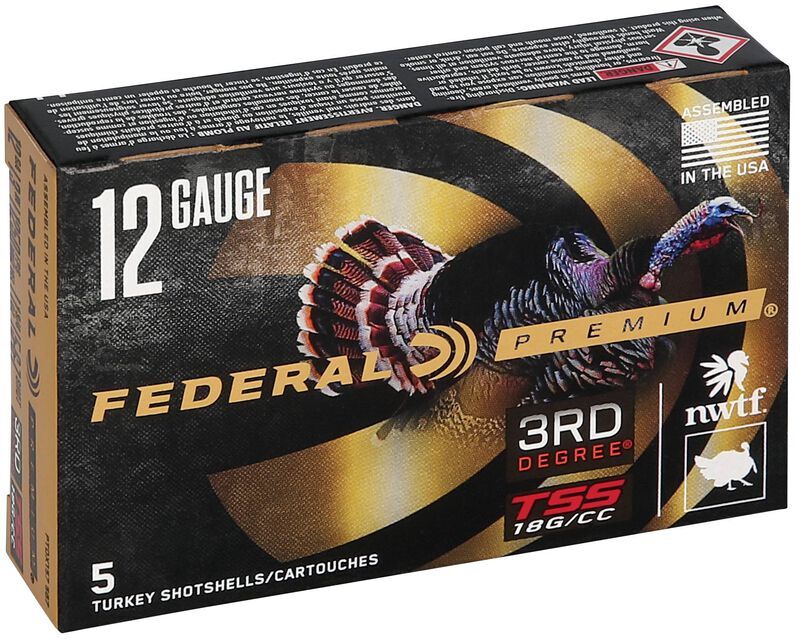 Federal 3rd Degree With Heavyweight TSS 12 Gauge 3" #5/#6/#7 Shot, 1 3/4-Oz, 5-Rd