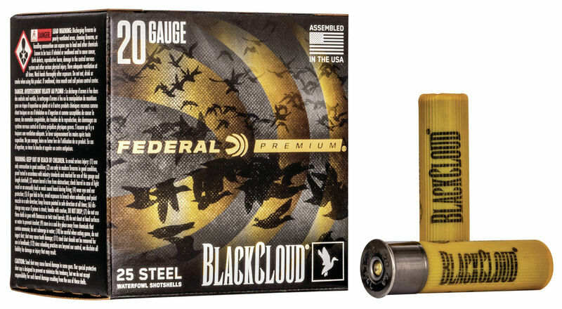 Federal Black Cloud FS Steel 20 Gauge 3" #2 Shot, 1-Oz, 25-Rd