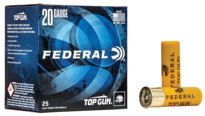 Federal Top Gun 20 Gauge 2-3/4-In 8 Shot, 7/8-Oz, 25-Rd