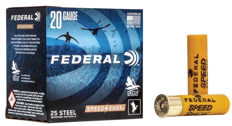 Federal Premium Speed-Shok 20 Gauge 3" 4 Shot, 7/8-Oz, 25-Rd