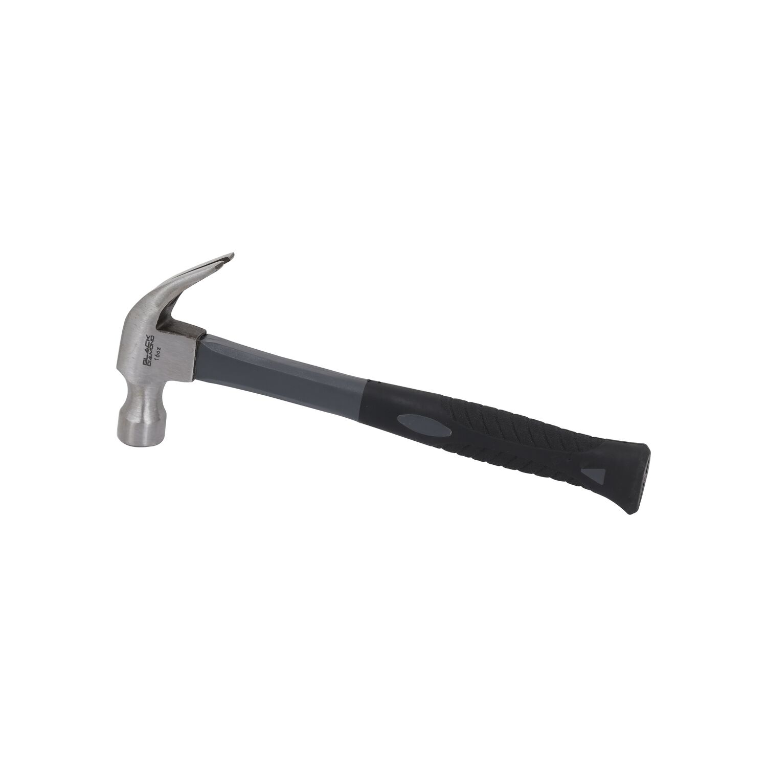 Black Diamond Fiberglass Handle Claw Hammer, 16-Oz