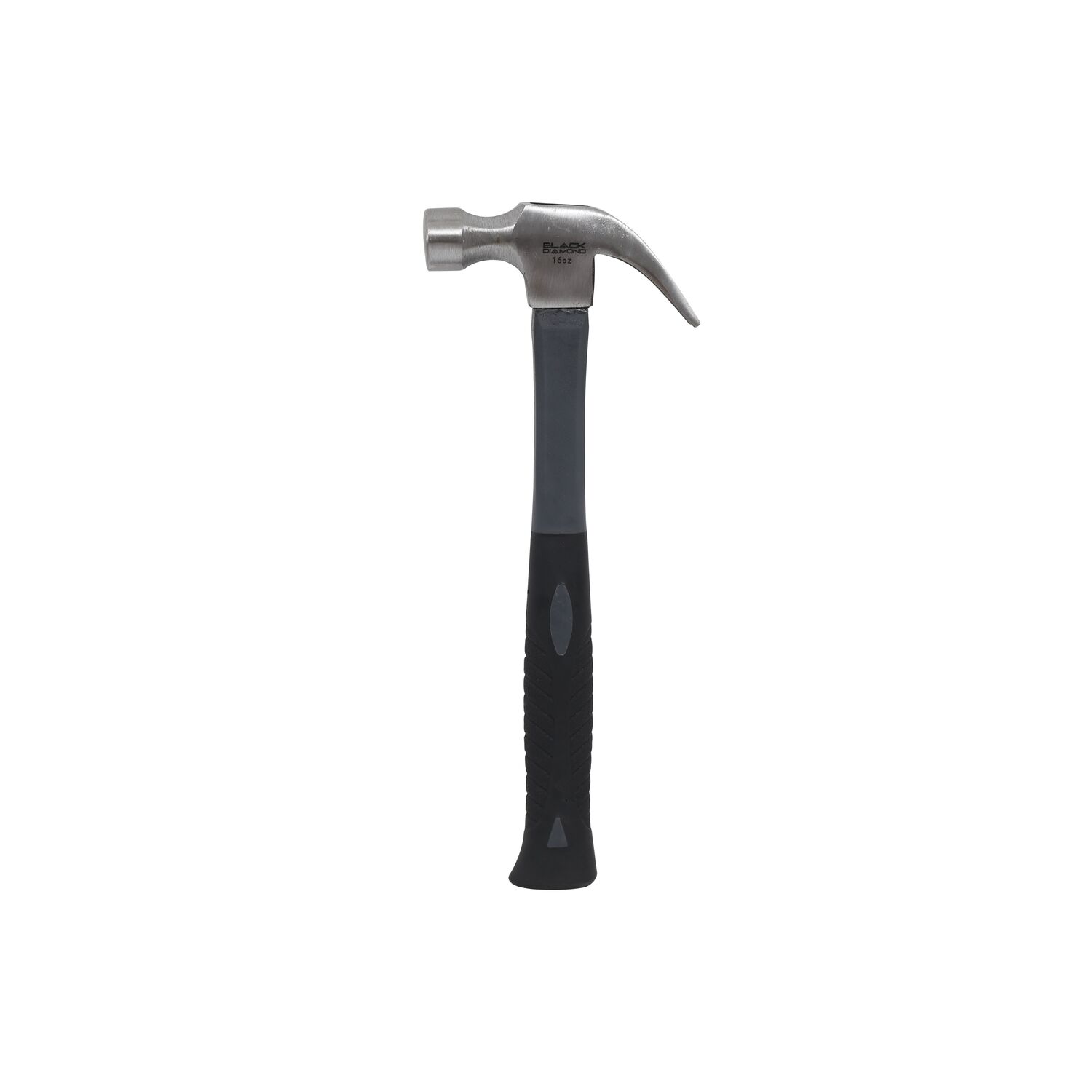 Black Diamond Fiberglass Handle Claw Hammer, 16-Oz