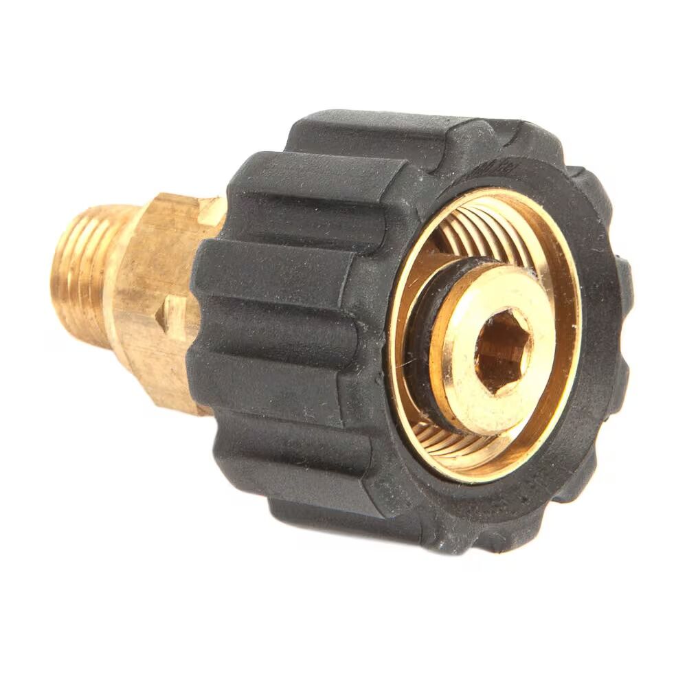 Forney Industries Pressure Washer Screw Coupling, M22F x 1/4 in. MNPT