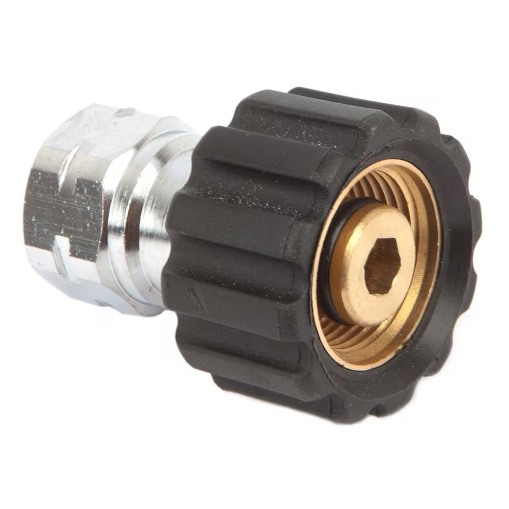 Forney Pressure Washer Screw Coupling, M22 Female x 3/8-In Female NPT