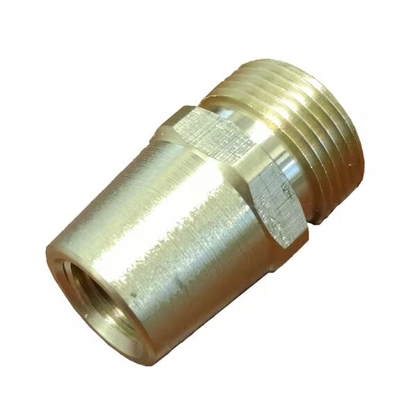Forney Screw Nipple, M22M X 1/4-In FNPT (Italian)