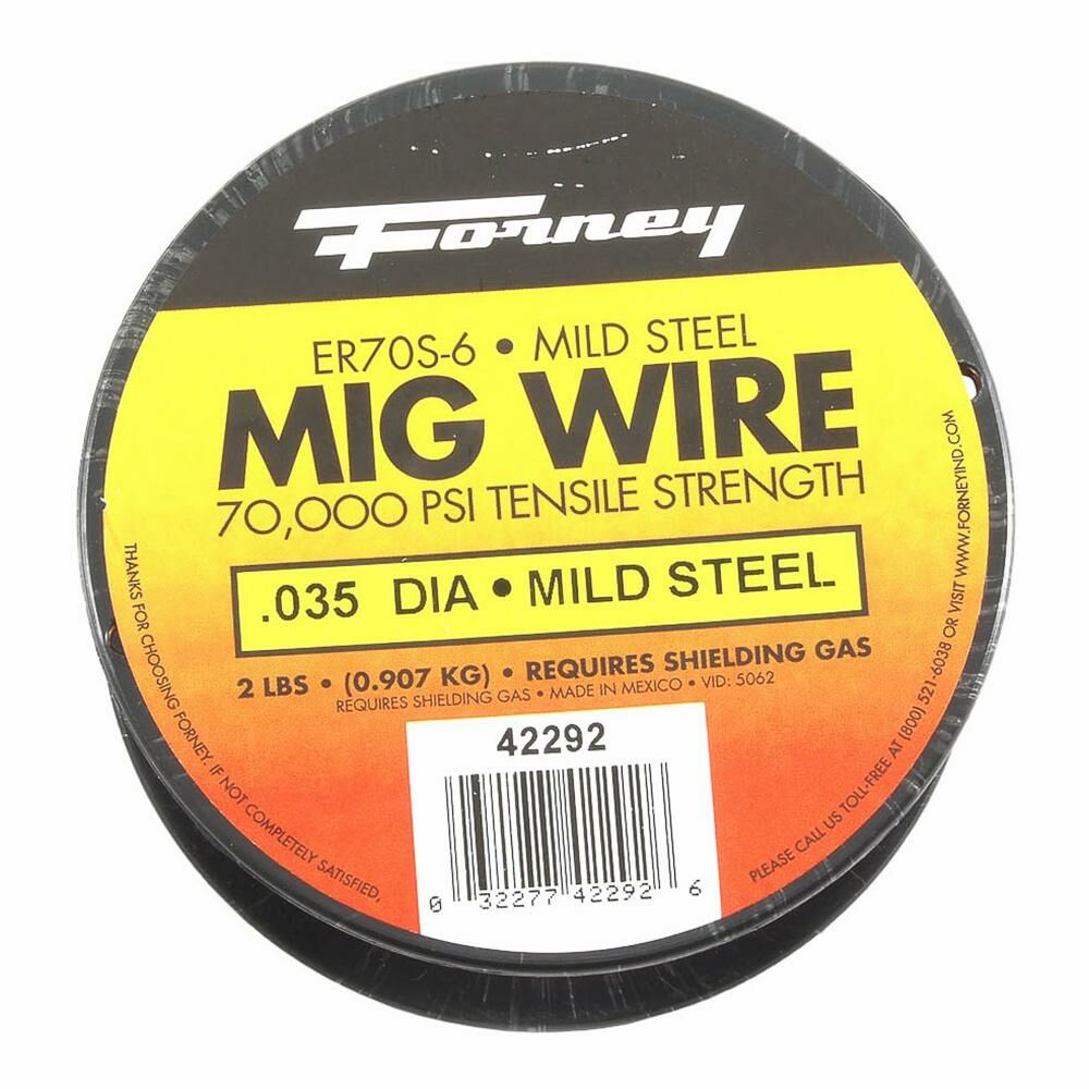 Er70S-6, 0.035" X 2 Lbs., Steel Mig