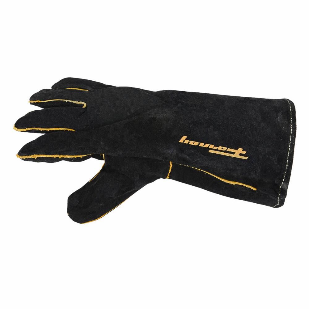Black Leather Welding Gloves (Men's L)