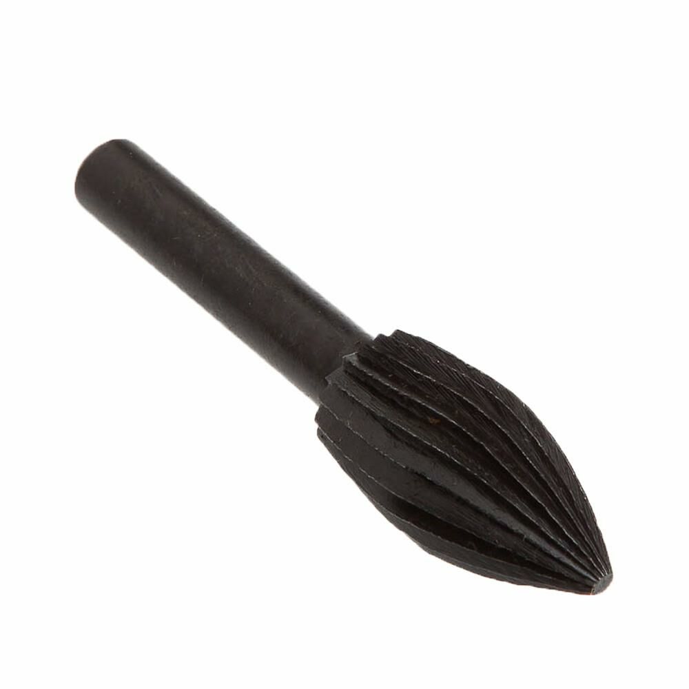 Rotary File, 1" X 1/2" X 1/4" Football Shaped