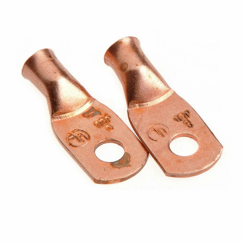 Lug For #8 Cable, #10 Stud, Premium Copper